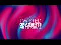 After Effects Tutorials - Twisted Gradient Backgrounds in After Effects - No Plugins
