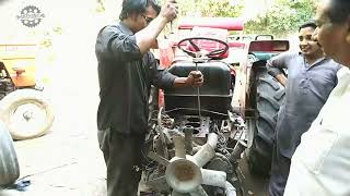 MF-240 Engine Repairing full process | Sleeve Grinding engine block boring #tractor #engine #honing