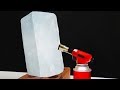 ICE VS 3,000 DEGREE GAS TORCH