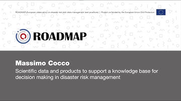 Scientific data and products  to  support a knowledge  base  for  decision making in DRM  - M. Cocco