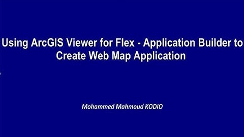 ArcGIS Viewer for Flex