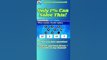 IQ Test Only 1% Can Solve This!%1’in Çözebildiği IQ Testi! 🤯| Brain IQ | Math Tricks | Smart Puzzles