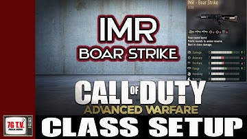 IMR Boar Strike: Class Setup with 7gtv