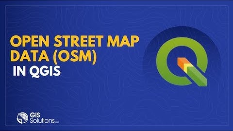 QGIS Tutorial - How to add Open Street Map Data to QGIS; Add OSM data to QGIS; QuickOSM plug-in