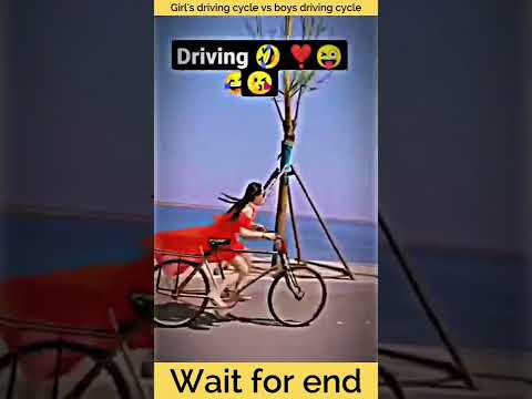 Girl's driving cycle vs boys driving cycle#shorts #youtubeshorts #ytshorts #short #shortvideo #viral