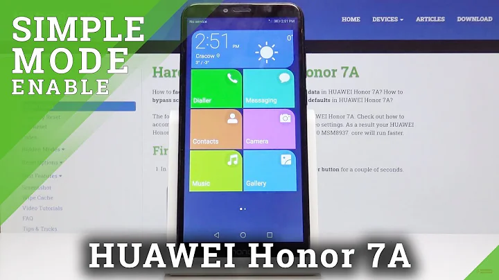 How to Enable Simple Mode in Honor 7A – Minimalistic Mode