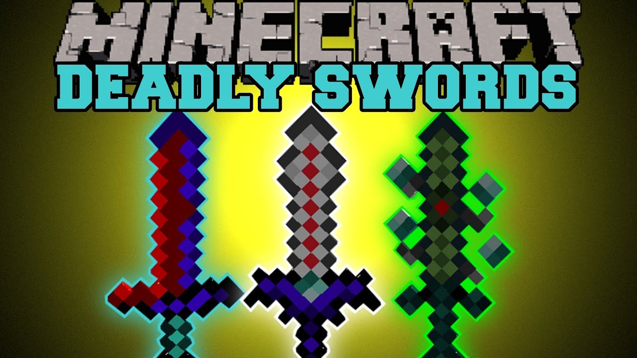 Minecraft Deadly Swords Better Swords Special Enchantments More Swords Mod Showcase Youtube