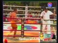 Stephen la flama blanca meleady muay thai fight in cambodia  brutal elbow tko  samurai life tv