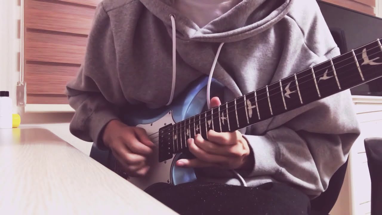 LiSA - 홍련화(紅蓮華) guitar solo / LiSA - Gurenge guitar solo cover - YouTube