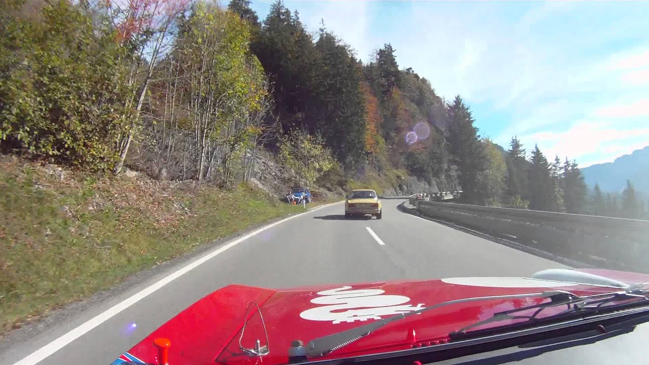 Alfa Romeo Gta Ideallinie Am Jochpass Youtube