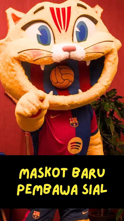 Maskot baru Barcelona pembawa sial #beritabola #shortvideo #barcelona