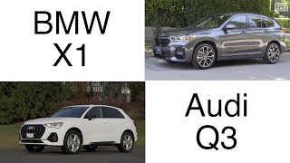 BMW X1 VS Audi Q3 comparison \/\/ Premium small SUV battle