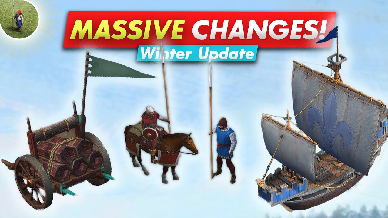 AoE4 - Winter Update Summary in 10 Minutes!