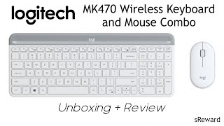 Logitech MK470 Wireless Keyboard and Mouse Combo   Unboxing + Review