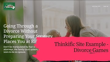 Thinkific Landing Page Example | Empire Halo Theme