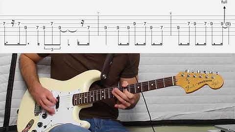 Deep Purple - Strange kind of woman guitar solo lesson