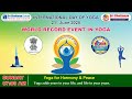 Sri Chaitanya School || YOGA WORLD RECORD EVENT - 21 June, 2020