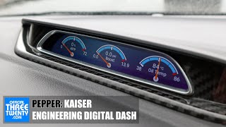 Ruzz's new Kaiser Engineering Digital Dash - First in Canada!