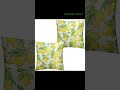 Yellow Lemon Throw Pillow Covers | Watercolor Lemon Pillow Case Set | Home Decor
