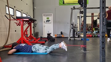 Banded Lying Leg Curl