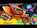 Blaze Plays Robot Riders Games! 🤖 Blaze and the Monster Machines | Nick Jr.