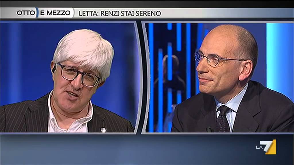 Otto e mezzo - Letta: Renzi stai sereno (Puntata 27/04/2015)