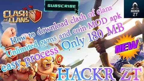 How to download clash of clans Unlimited James and coin MOD || HACKR ZT || ❤️