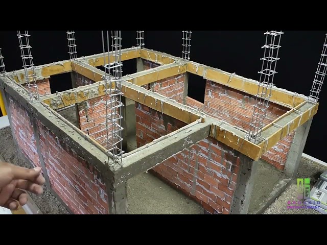 How to build a house step by step, MINIATURE WITH REAL MATERIALS!!! class=