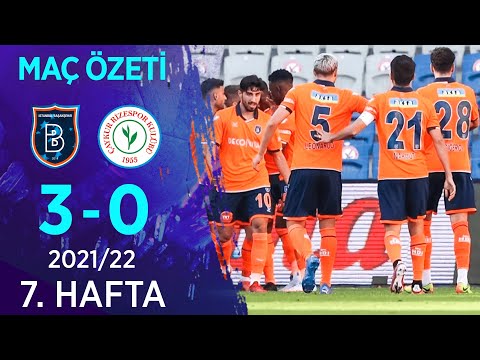 Medipol Başakşehir 3-0 Çaykur Rizespor MAÇ ÖZETİ | 7. Hafta - 2021/22