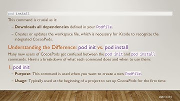 Do You Need to Run pod init or pod install After Cloning a Project?