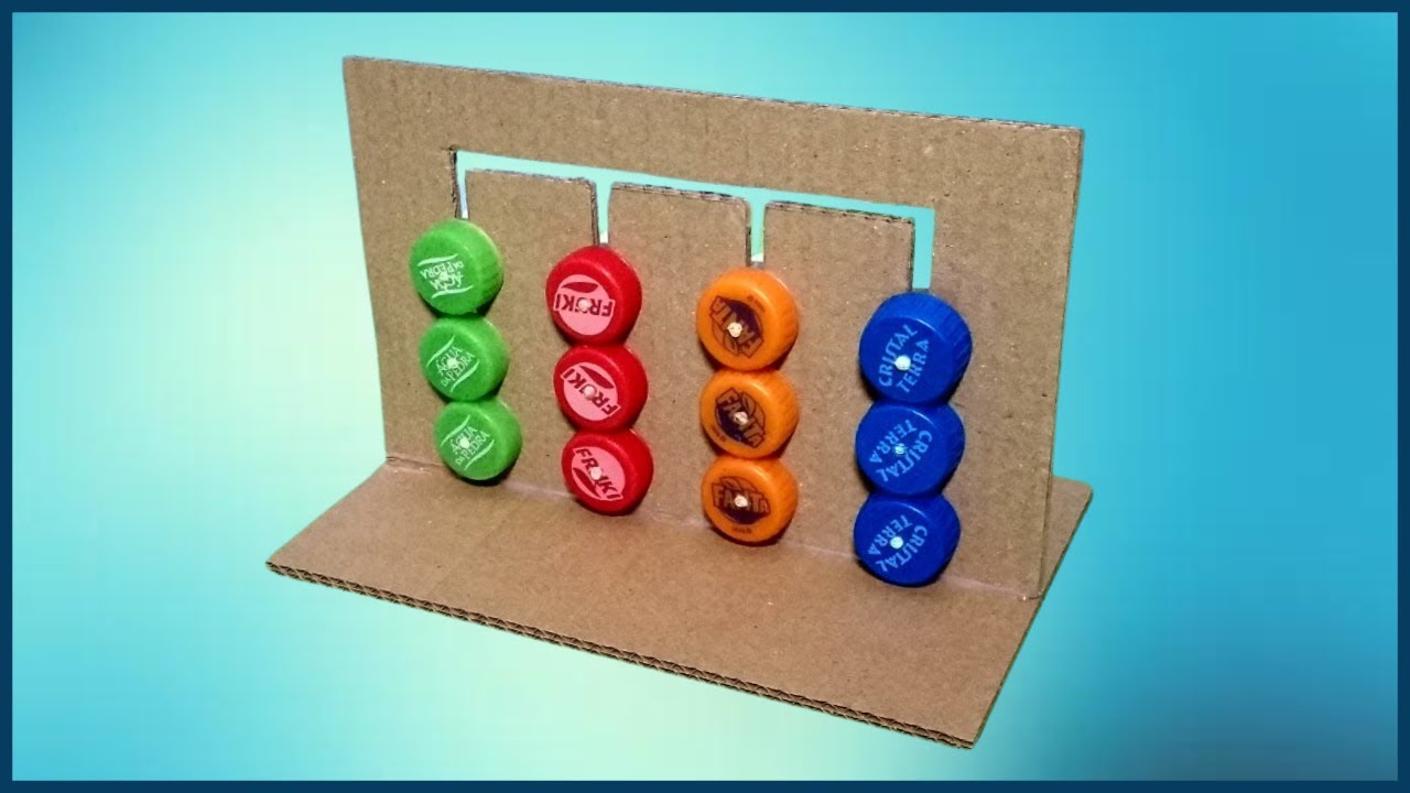 INCRÍVEL JOGUINHO FEITO com MATERIAS RECICLADOS - TESTE seu RACIOCÍNIO ...
