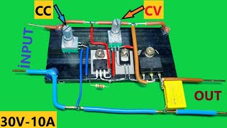 Current & Voltage Adjustable power supply 030v 10A  / Constant Current and Voltage Mode