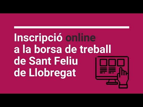 Vídeo: Com inscriure's a la borsa de treball i obtenir la prestació per desocupació