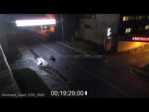 Hurricane Laura Archive Footage from Southwest Louisiana