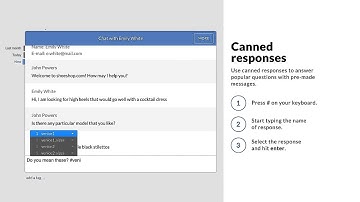 Using Canned Responses in LiveChat