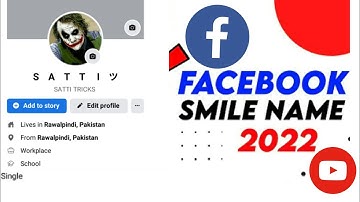 How to make smile name Facebook Account 2022 | Smile name Facebook account || Smile name fb id