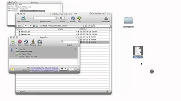 How do I upload and download files to and from my server using FTP (File Transfer Protocol)?