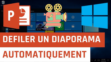 Comment faire défiler un diaporama automatiquement dans Powerpoint