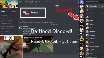 pov ; you reported Exploiter in Da hood Discord