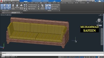 How do you make 3D sofa Design in AutoCAD - autocad tutorial 2020