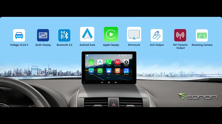 Eonon Portable Car Stereo for Wireless CarPlay & Android Auto | Key Features