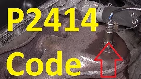 Causes and Fixes P2414 Code: O2 Sensor Exhaust Sample Error Bank 1 Sensor 1