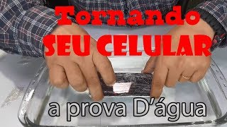 Como deixar seu telefone / Smartphone a prova d&#39;água, barato e facil