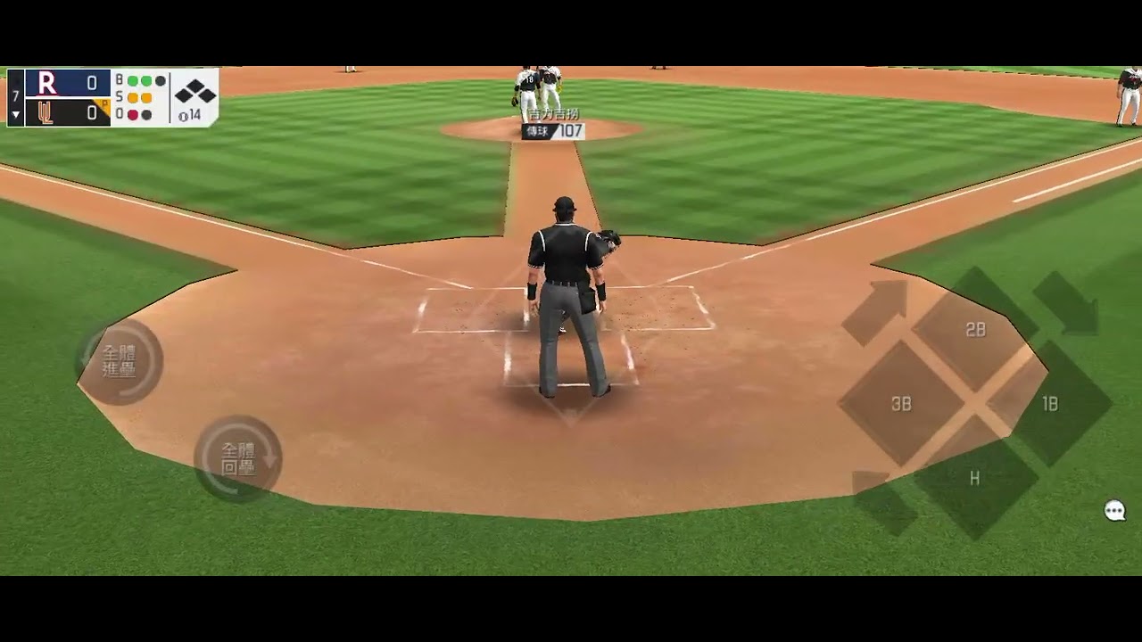第七局潘傑楷打了一支陽春全壘打，後面對方就變成了電腦
