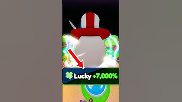 Nah, 7000% LUCK is INSANE in Bubble Gum Simulator INFINITY!