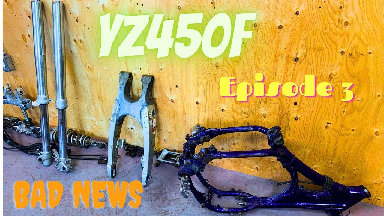 Dirt Bike Restoration 2003 Yamaha YZ450F Episode 3 Teardown. - YouTube