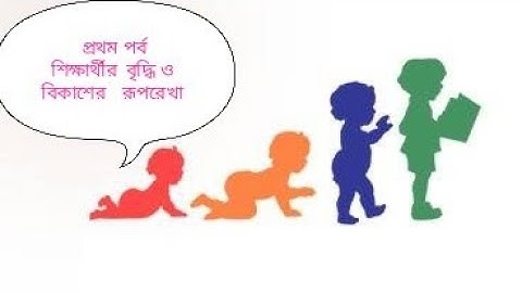 B.ed course- 1.1.1under WBUTTEPA discuss about growth & developmental pattern of learners part-1