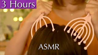 3 Hours ASMR Insomnia Scalp Treatment ๐โโ๏ธ๐ช | No Talking