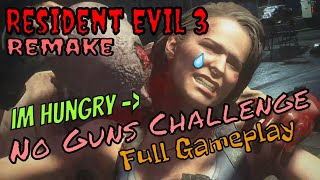 Resident Evil 3 Remake Demo No Guns Challenge (Sorry for bad Quality BAD PC 😅)