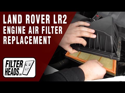 How to Replace Engine Air Filter 2013 Land Rover LR2 4 cyl. 2.0L